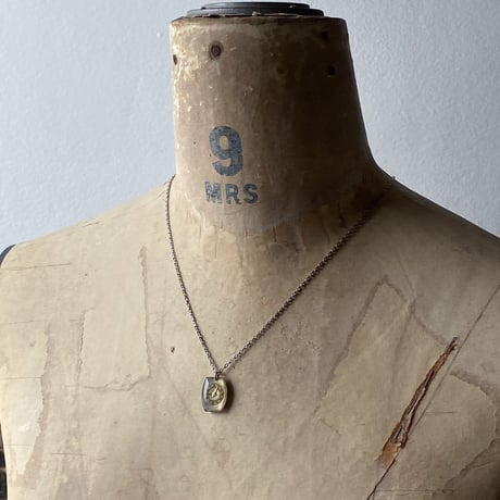 antique unique dial necklace【K0531】