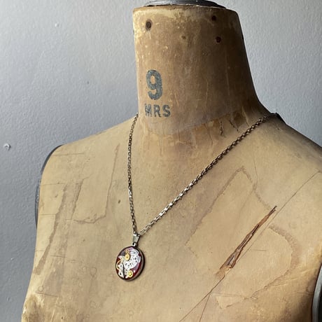 【K0655】CLOPOA standard necklace red