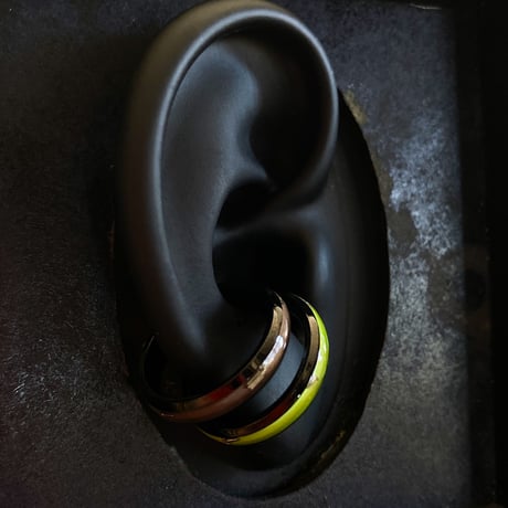 CLOPOA BLACK standard 2way earcuff&rings 2本セット【K0863】