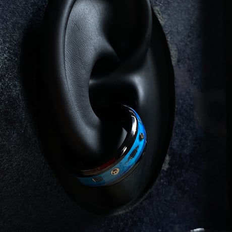 【K0646】 CLOPOA 2way multicolored earcuff&ring   (太いやつ) 11号