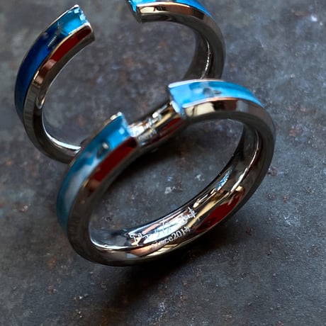 CLOPOA standard 2way earcuff&rings “marine color”2本セット 【K0790】