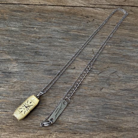 antique rectangle necklace " Jules Jurgensen"【K0981】