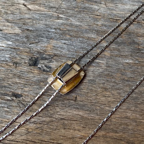 【new!!】antique dial chain looptie necklace "ELGIN"【K1018】