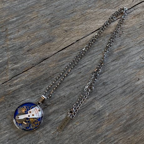 CLOPOA standard necklace blue【K0551】