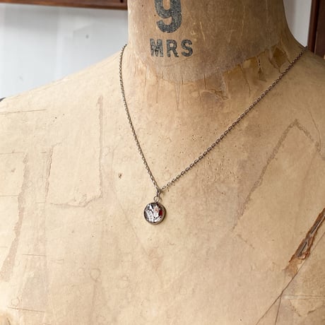 CLOPOA petit necklace red【K0875】