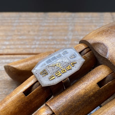 antique dial ring "art nouveau1900's〜" SV925(ボックス付) #10【K0837】