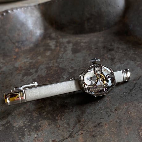 antique movement tiepin "GRUEN"【K0630】