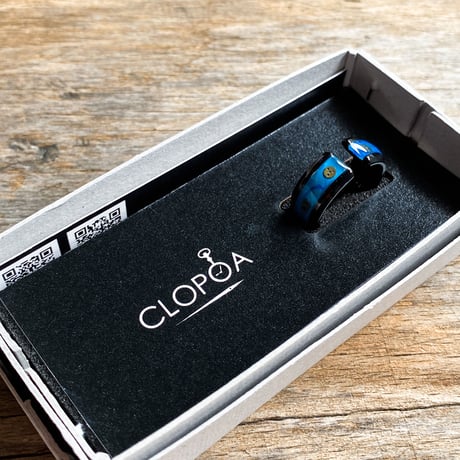 【K0646】 CLOPOA 2way multicolored earcuff&ring   (太いやつ) 11号