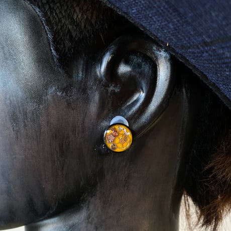 CLOPOA standard earrings yellow【K0723】