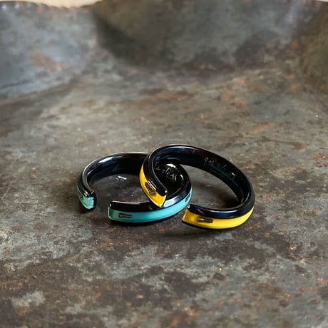 CLOPOA BLACK standard 2way earcuff&rings 2本セット【K0708】
