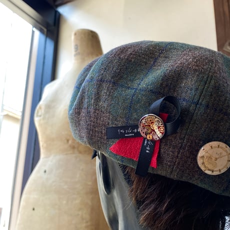 【new!!】 CLOPOA standard pin badge red【K1005】