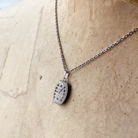 antique dial necklace "LADY ELGIN"【K0833】