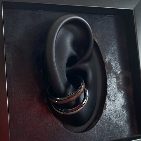 【new!!】CLOPOA BLACK standard 2way earcuff&rings 2本セット【K1014】
