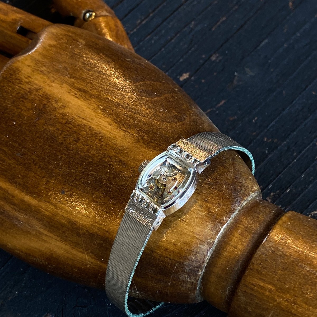 remake antique watch bracelet【K0547】 | 9時5分の歯車/