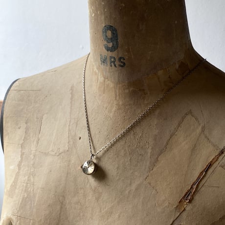 antique dial&movement reversible petit necklace【K0583】