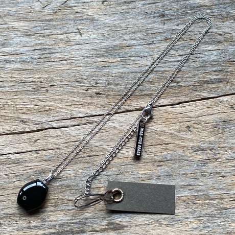 antique octagon dial necklace K18GP "BULOVA"【K0932】