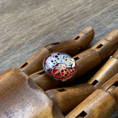 CLOPOA standard round ring red #15【K0917】