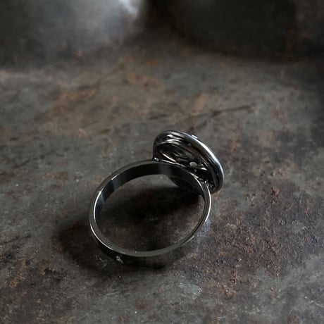 CLOPOA round petit ring silver #14【K0587】