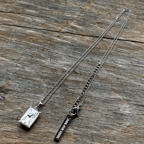 antique rectangle necklace "ELGIN" 【K0969】