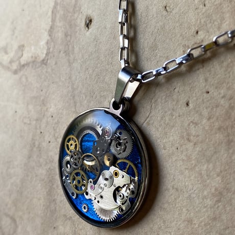 CLOPOA standard necklace  romantic blue【K0573】