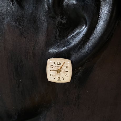 antique dial pierced earrings【K0555】