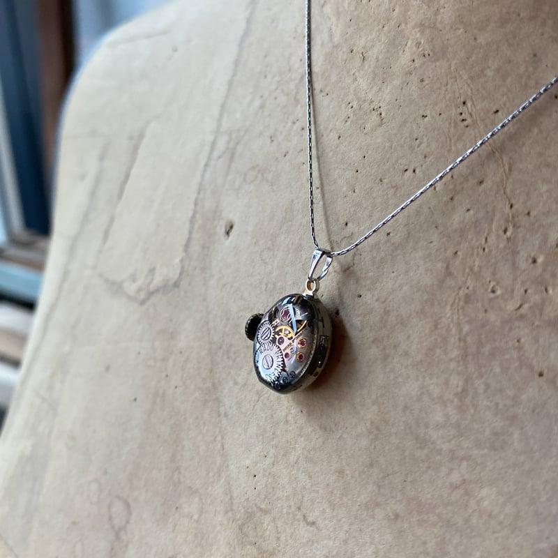 antique movement necklace 