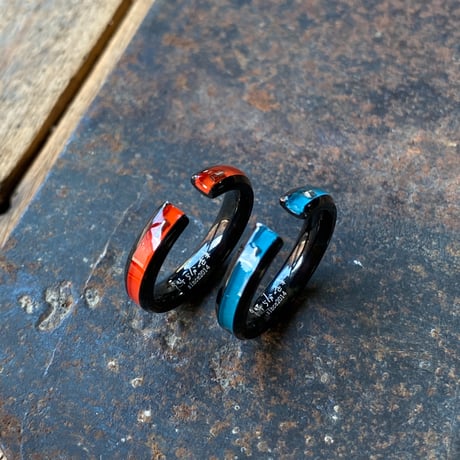 CLOPOA BLACK standard 2way earcuff&rings 2本セット【K0862】