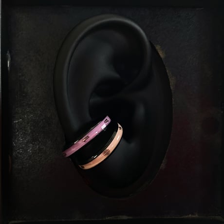 【new!!】CLOPOA BLACK standard 2way earcuff&rings 2本セット【K1012】