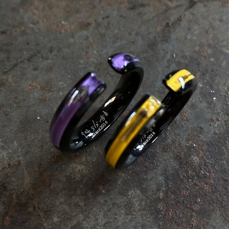 【K0695】CLOPOA BLACK standard 2way earcuff&rings 2本セット