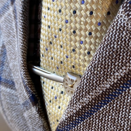 antique tonneau dial tiepin【K0737】