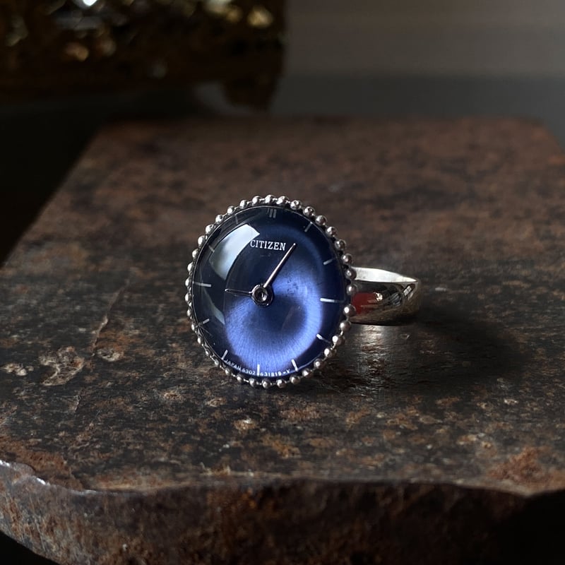 企画展作品】antique violet dial ring 
