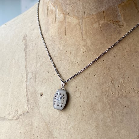 antique dial necklace "LADY ELGIN"【K0833】