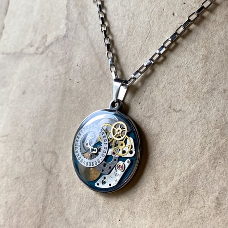CLOPOA standard necklace skyblue【K0617】