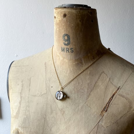【K0691】antique dial&movement necklace  K18GP