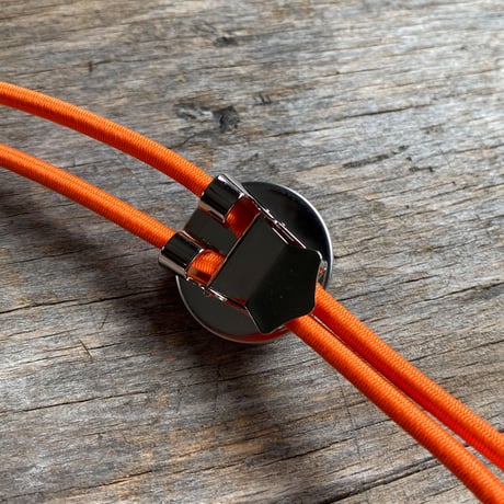 【K0638】 CLOPOA "NINE-FIVE GEARS" looptie necklace orange