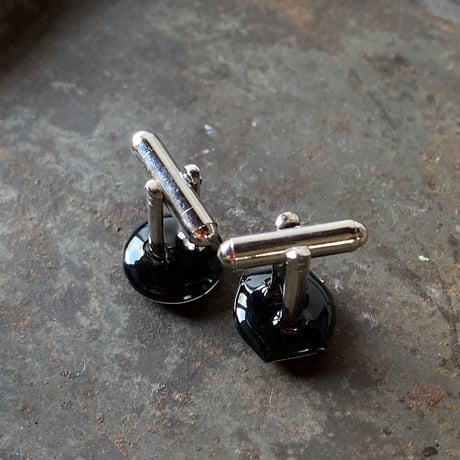 antique dial asymmetry cufflinks【K0824】