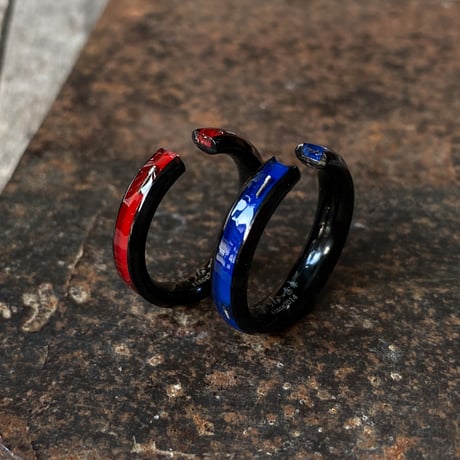 【new!!】CLOPOA BLACK standard 2way earcuff&rings 2本セット【K1013】