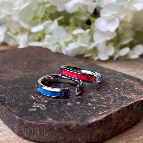 【new!!】CLOPOA season's multicolored 2way earcuff&rings 2本セット"June 12th"【K1026】