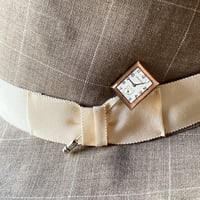 【企画展作品】antique square dial hatpin/lapelpin 【something special/S0028】