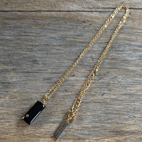 【K0697】 antique dial necklace K18GP