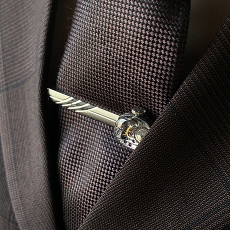 antique movement tiepin "HAMILTON"【K0941】