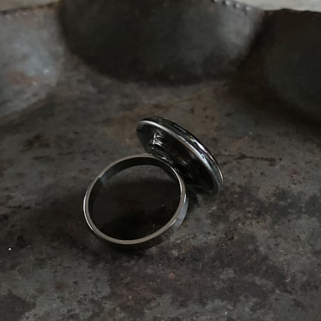 【K0635】 CLOPOA drops ring large green 17号