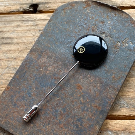 antique dial hatpin/lapelpin "CITIZEN"【K0835】