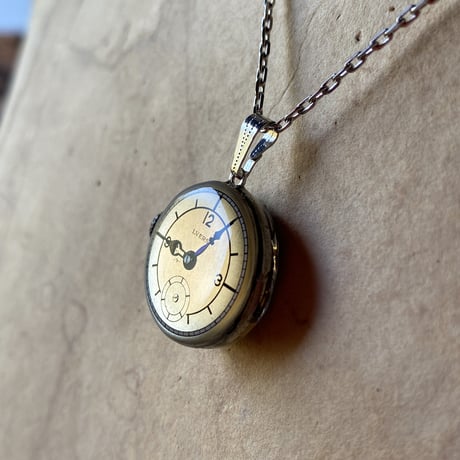 【企画展作品】antique dial&movement necklace【something special/S0007】