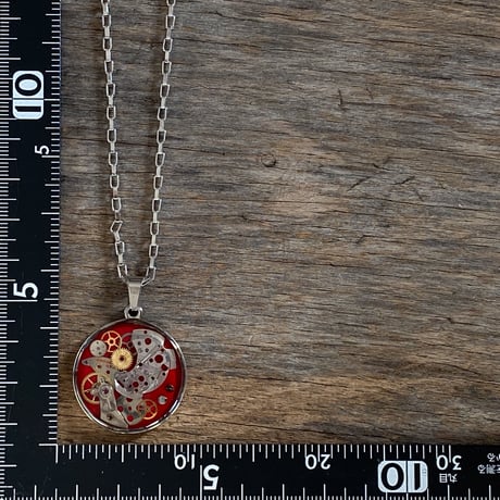 【K0655】CLOPOA standard necklace red