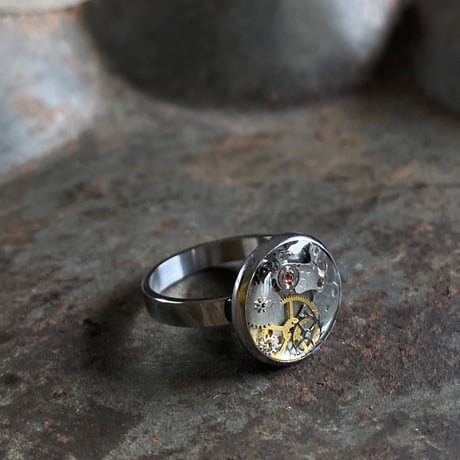 CLOPOA round petit ring silver #14【K0587】