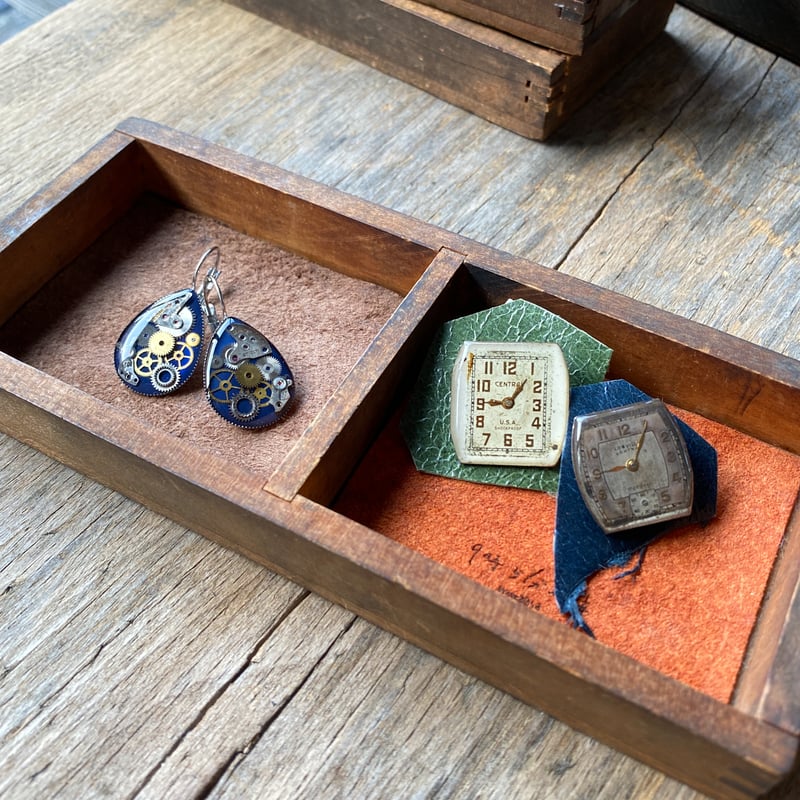 活版印刷の文選箱のアクセサリートレイ 6種【K0928】 | 9時5分の歯車