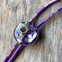 CLOPOA "NINE-FIVE GEARS" looptie necklace purple【K0911】