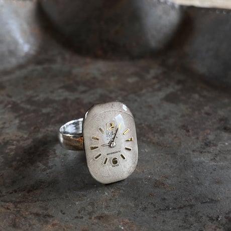 【K0626】 dial ring SV925 13号(ボックス付)