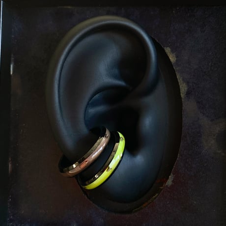 CLOPOA BLACK standard 2way earcuff&rings 2本セット【K0863】